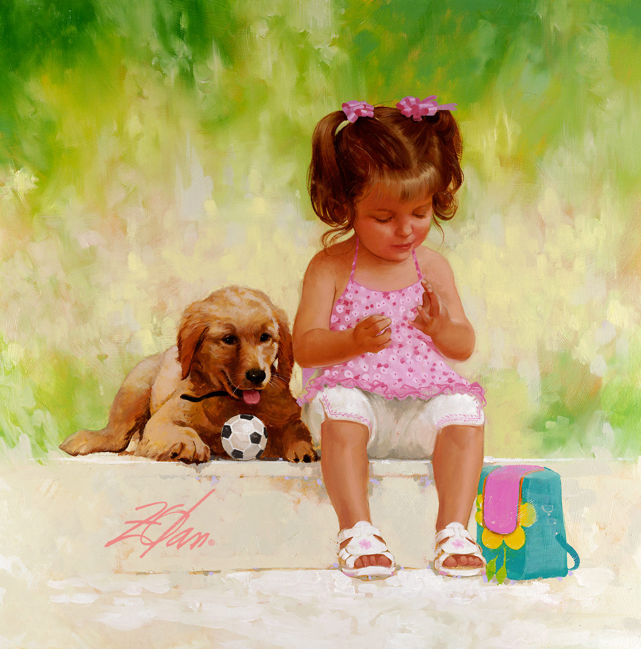 https://zolanagency.com/wp-content/uploads/2018/03/donald-zolan-childrens-artist-art-brand-animals-kids-puppies-zolan-licensing-agency_summer-days.jpg