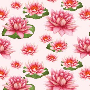 Yume floral patterns pond collection