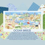 Denise Elliott Ocean Breeze coastal watercolor seaside travel art and patterns